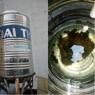 vệ sinh bồn nước