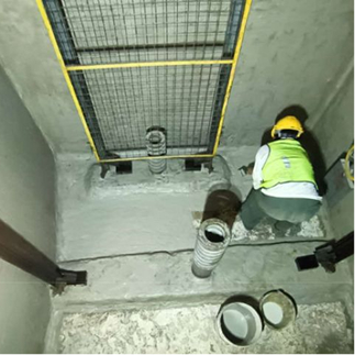 Chống thấm hố thang máy