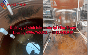 Vệ sinh bồn nước bể nước tại Nha Trang – Uy tín – Giá rẻ