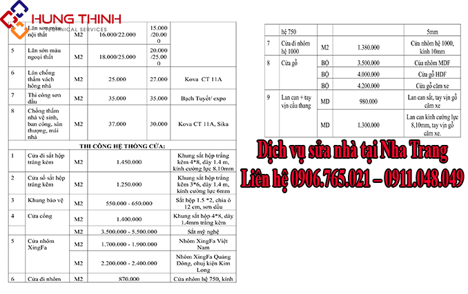 BANG-GIA- SUA-NHA-NHA-TRANG