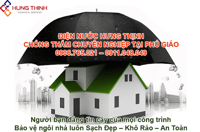 Thợ chống thấm tại Phú Giáo – Bình Dương – Giá rẻ