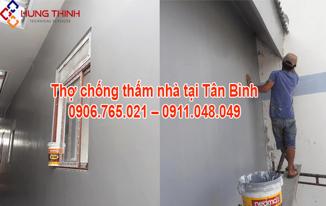 Thợ chống thấm tại quận Tân Bình – Triệt để – Bảo hành