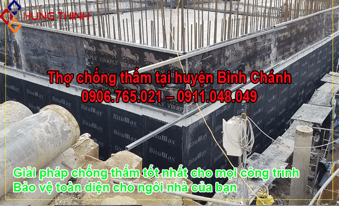 Thợ chống thấm tại huyện Bình Chánh – Triệt để 100%