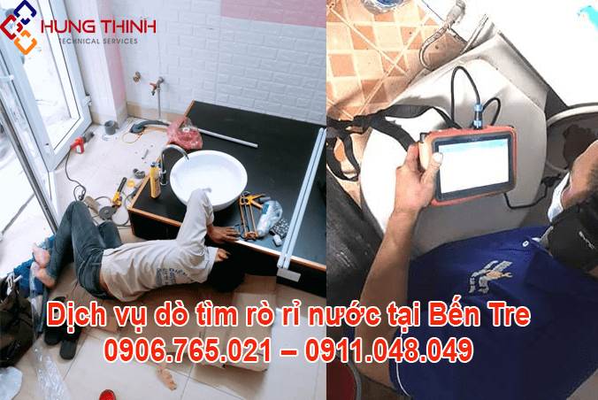 Dò tìm rò rỉ nước tại Bến Tre – GIÁ RẺ