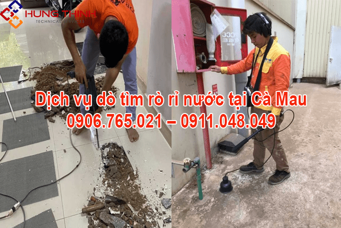 Dò tìm rò rỉ nước tại Cà Mau – Giá Rẻ Tiết kiệm, Uy Tín