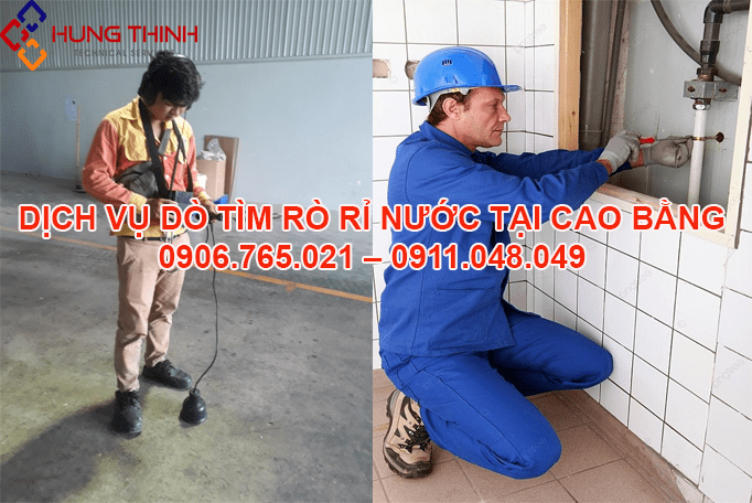 Dò tìm rò rỉ nước tại Cao Bằng