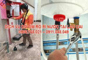 Dò tìm rò rỉ nước tại Lào Cai