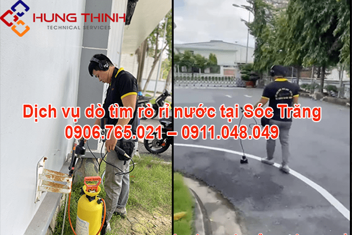 Dò tìm rò rỉ nước tại Sóc Trăng Nhanh, Rẻ, Chính Xác