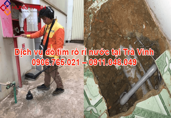 Dò tìm rò rỉ nước tại Trà Vinh – Đáng tin cậy – Giá rẻ