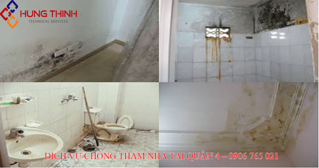 Chống thấm nhà chuyên nghiệp tại quận 4 Điện Nước Hưng Thịnh