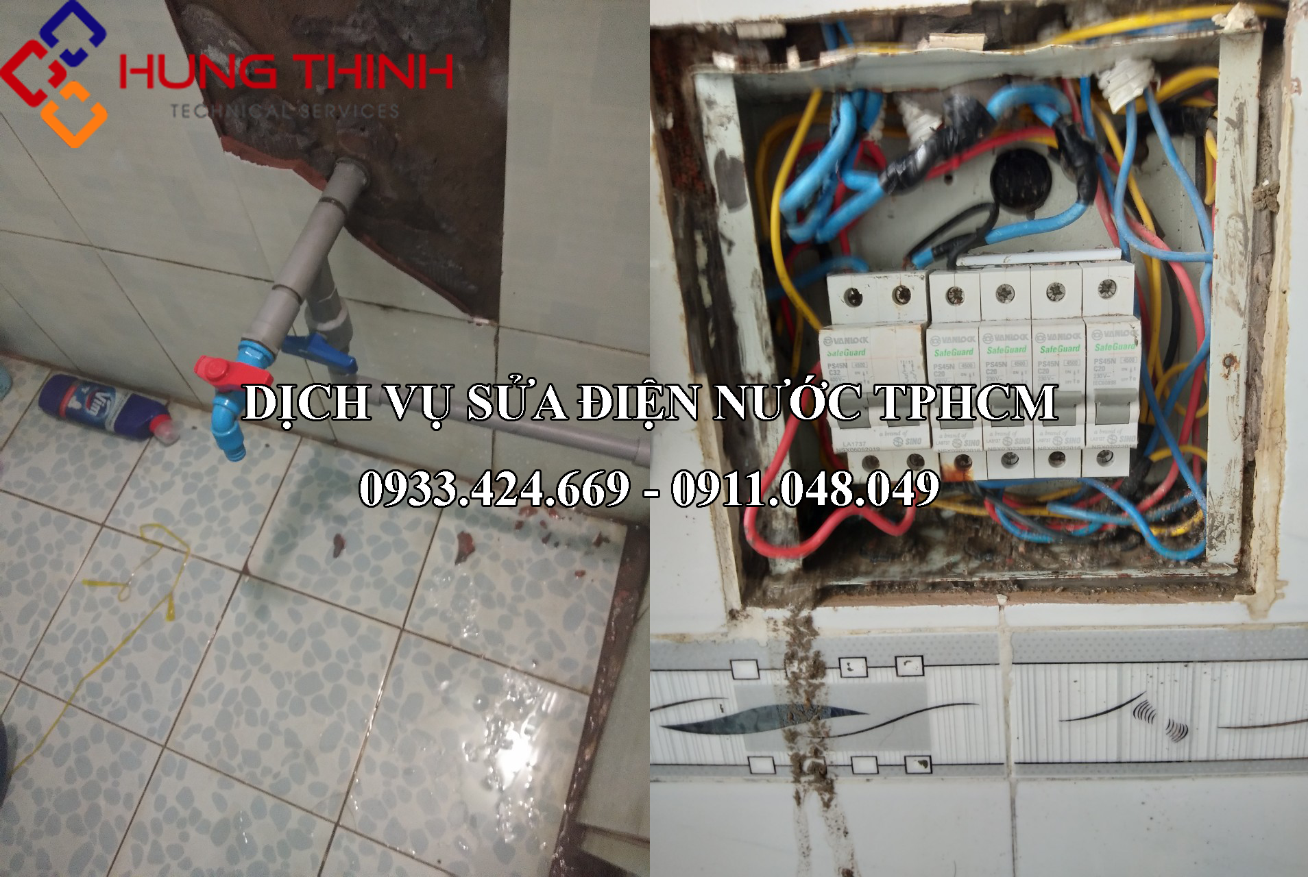 Dịch vụ sửa chữa điện nước giá rẻ tại TPHCM