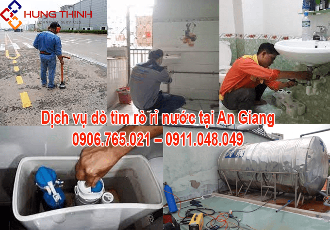 Dò tìm rò rỉ nước tại An Giang