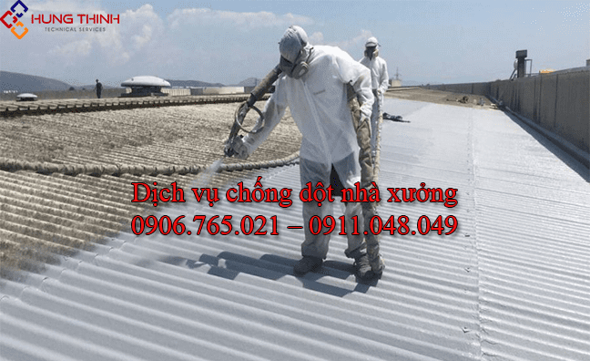 Cách xử lý chống dột mái tôn nhà xưởng AN TOÀN, HIỆU QUẢ
