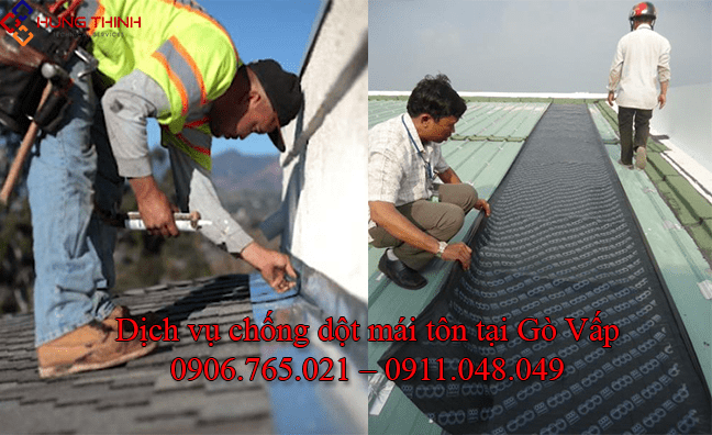Thợ chống dột mái tôn tại quận Gò Vấp – Chuyên nghiệp