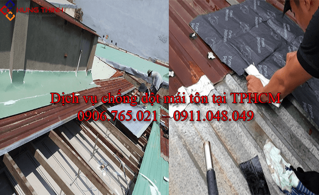 Thợ chống dột mái tôn tại TPHCM – RẺ, Chất Lượng