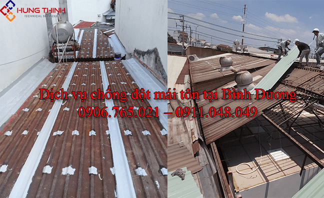 Thợ chống dột mái tôn tại Bình Dương – Triệt để, uy tín