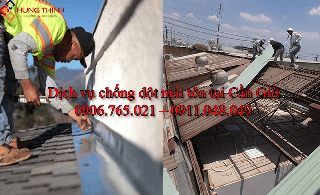 Thợ chống dột mái tôn huyện Cần Giờ – Uy tín – Giá rẻ