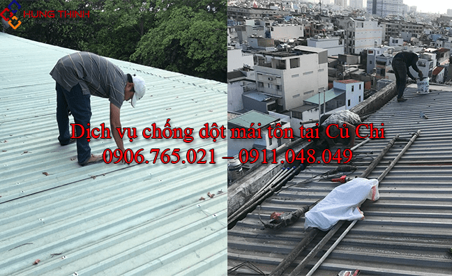 Thợ chống dột mái tôn tại huyện Củ Chi – Chuyên nghiệp
