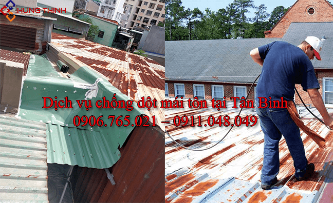 Thợ chống dột mái tôn quận Tân Bình – Uy Tín, Rẻ nhất