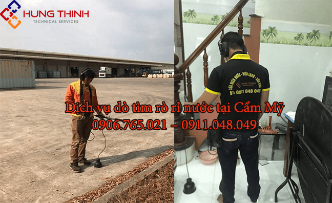 Dịch vụ dò tìm rò rỉ nước tại huyện Cẩm Mỹ – Đồng Nai