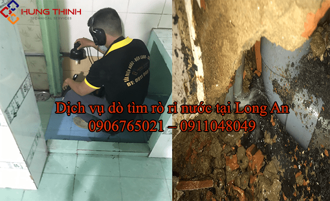 Dịch vụ dò tìm rò rỉ nước giá rẻ tại Long An