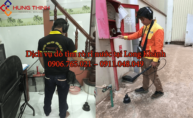 Dịch vụ dò tìm rò rỉ nước tại Long Khánh –  Đồng Nai
