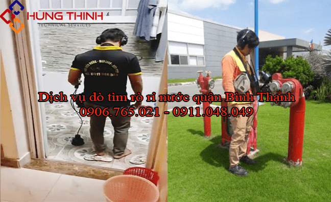 Dịch vụ dò tìm rò rỉ nước tại quận Bình Thạnh TPHCM