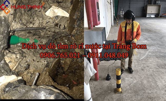 Dịch vụ dò tìm rò rỉ nước tại Trảng Bom – Đồng Nai
