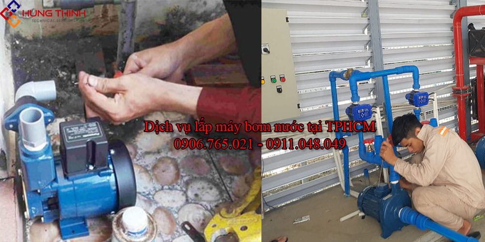 Dịch vụ lắp đặt máy bơm nước
