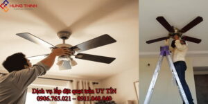 Bảng giá lắp đặt quạt trần tại nhà