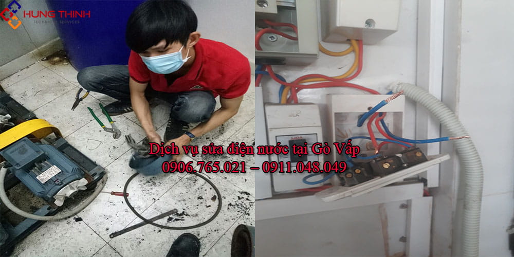 Thợ sửa điện nước tại nhà Gò Vấp – An Toàn, Làm Việc 24H