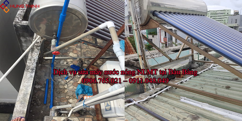 Sửa máy nước nóng năng lượng mặt trời tại Bàu Bàng