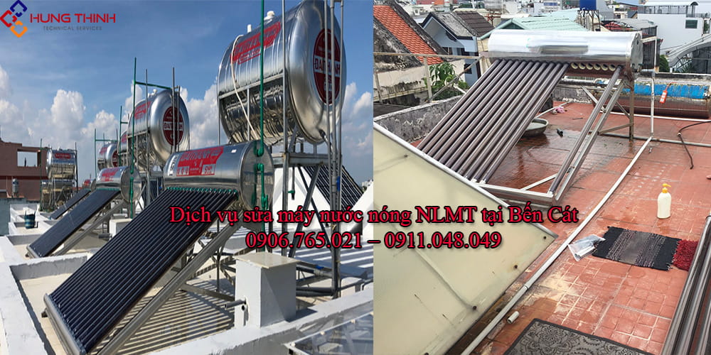Sửa máy nước nóng năng lượng mặt trời tại Bến Cát