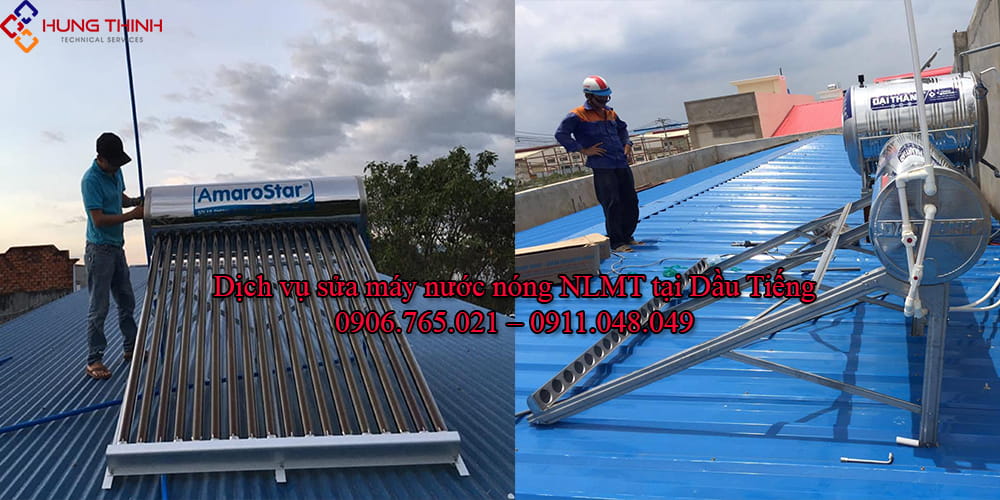 Sửa máy nước nóng năng lượng mặt trời Dầu Tiếng