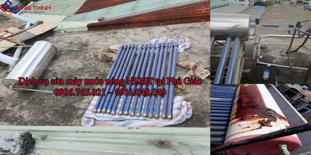 Sửa máy nước nóng năng lượng mặt trời tại Phú Giáo