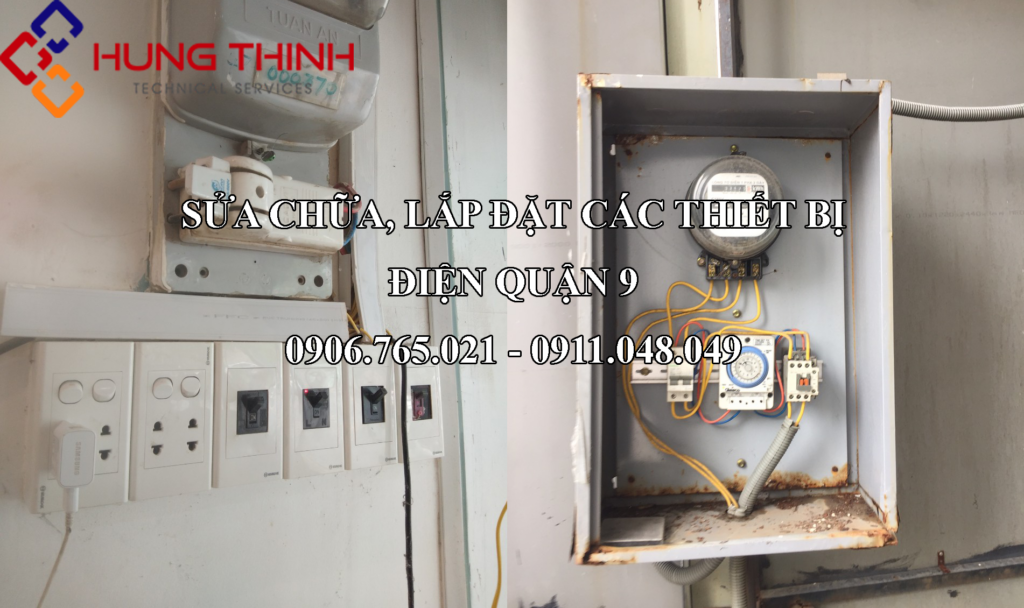 Thợ điện nước tại quận 9, phục vụ nhanh, 24/7