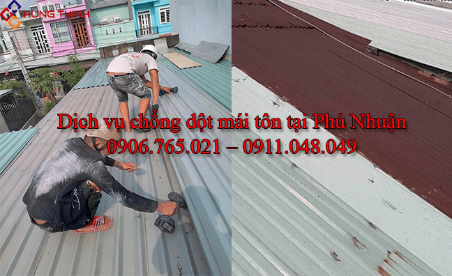 Thợ chống dột mái tôn tại quận Phú Nhuận – GIÁ TỐT