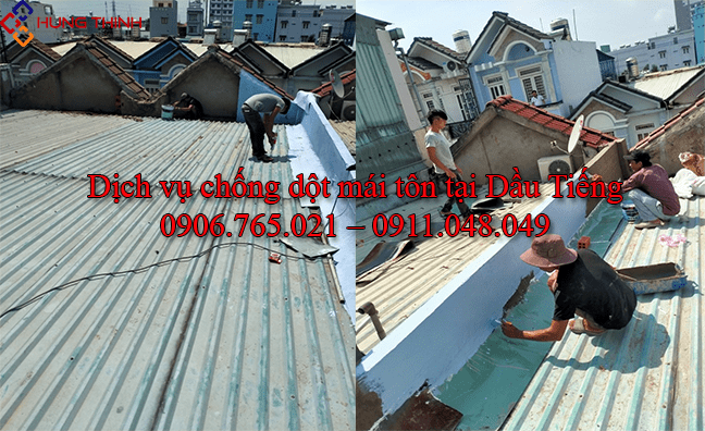 Thợ chống dột mái tôn tại Dầu Tiếng – Nhanh, Rẻ nhất