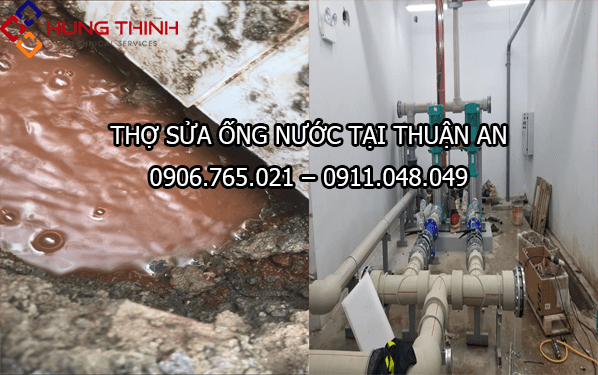 Thợ sửa ống nước tại Thuận An – Bình Dương