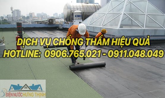 Dịch vụ chống thấm dột tại TPHCM