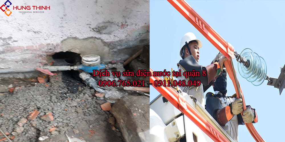 Thợ sửa điện nước tại Quận 8 – Nhanh 24h, UY TÍN