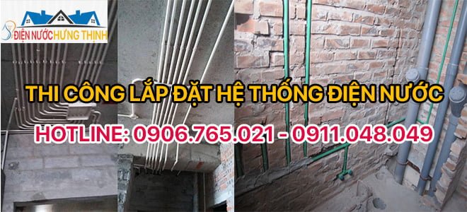 thi công điện nước
